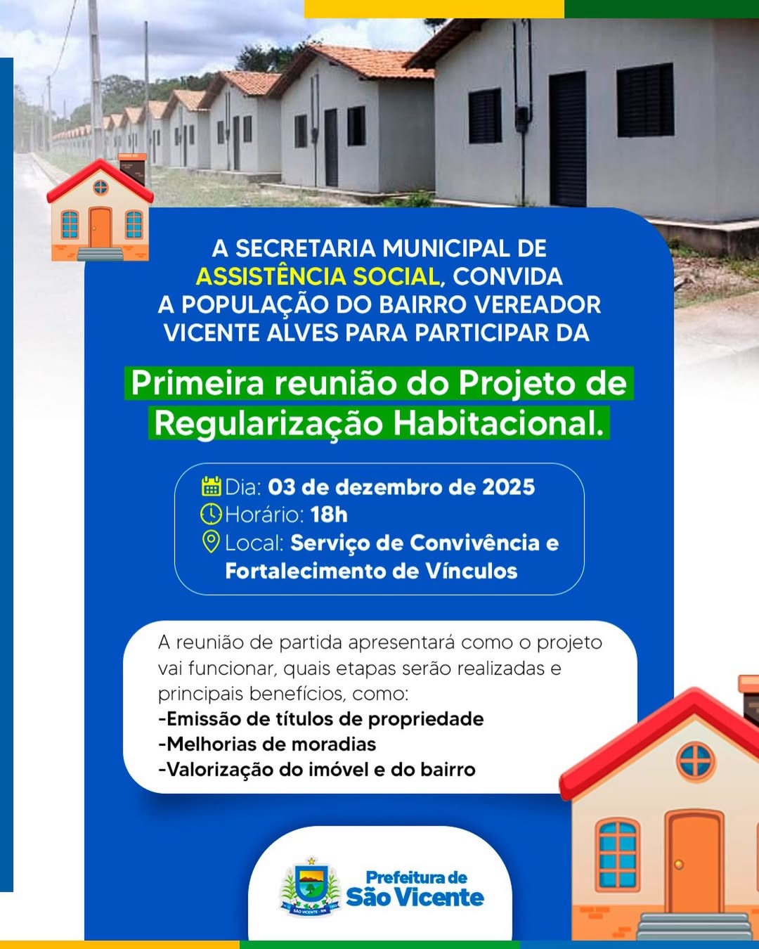 ATENÇÃO, MORADORES!